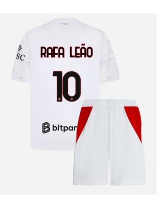 Poceni Otroški Nogometni dres kompleti AC Milan Gostujoči 2026-27 Rafael Leao #10