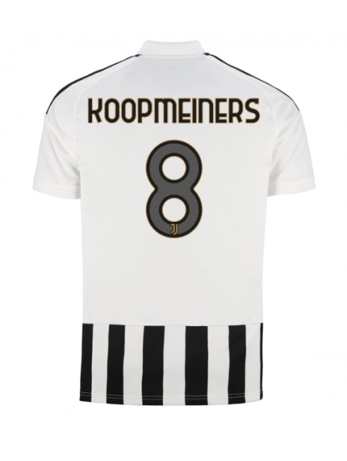 Najcenejši Nogometni dres Teun Koopmeiners #8 Juventus Domači 2026-27 bela črna