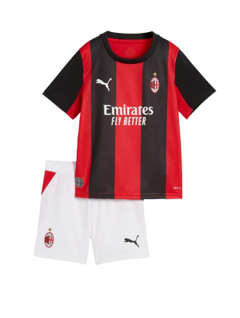 Najcenejši Otroški Nogometni dres kompleti AC Milan Rafael Leao #10 Domači 2026-27-1