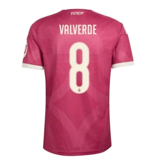 Najcenejši Nogometni dres rdeča Real Madrid Tretji 2026-27 Federico Valverde #8