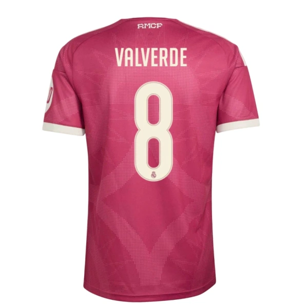 Najcenejši Nogometni dres rdeča Real Madrid Tretji 2026-27 Federico Valverde #8