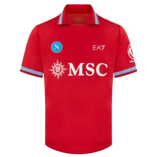 Kupite Poceni nogometni dres SSC Napoli Tretji 2026-27 rdeča