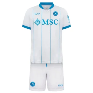 Kupite Poceni Otroški Nogometni dres kompleti bela SSC Napoli Gostujoči 2026-27