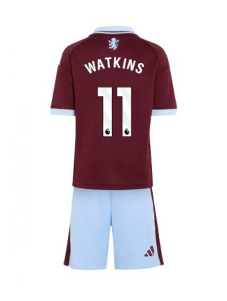 Najcenejši Otroški Nogometni dres kompleti Aston Villa Ollie Watkins #11 Domači 2026-27