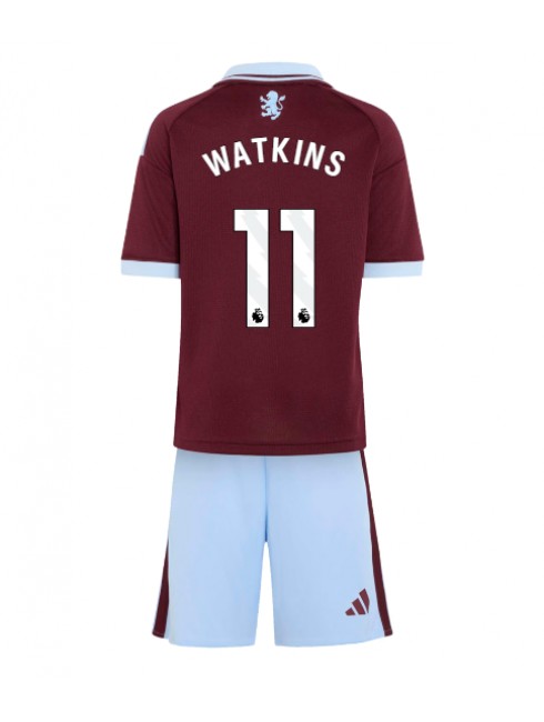 Najcenejši Otroški Nogometni dres kompleti Aston Villa Ollie Watkins #11 Domači 2026-27
