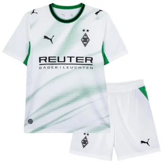 Najcenejši Otroški Nogometni dres kompleti bela Borussia Monchengladbach Domači 2026-27