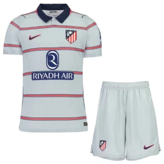 Poceni Otroški dres kompleti Atletico Madrid Tretji 2026-27 bela rdeča