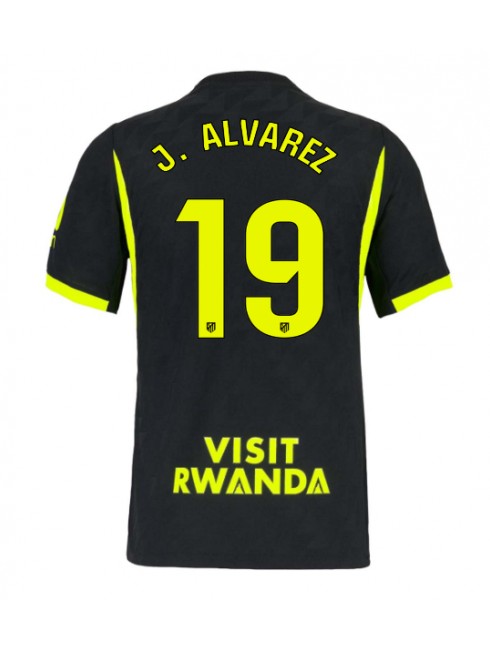 Moški Nogometni dres Atletico Madrid Julian Alvarez #19 Gostujoči 2026-27 črna in zelena