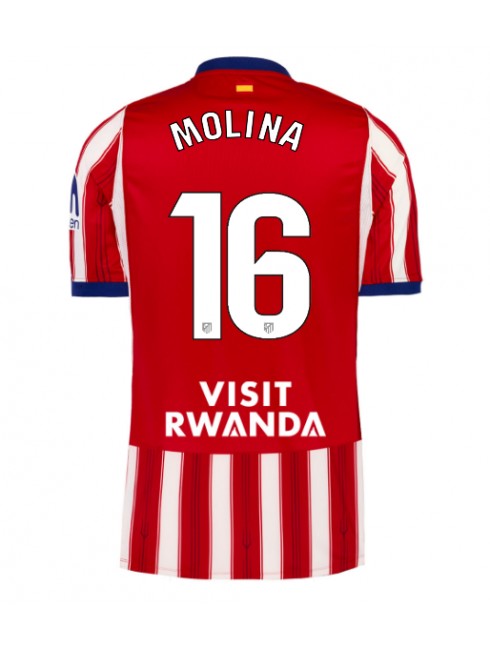 Moški Nogometni dres Atletico Madrid Nahuel Molina #16 Domači 2026-27